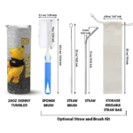 personalized pittsburgh pirates winnie the pooh black gray skinny tumbler best selling.webp