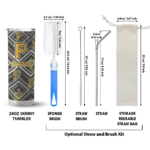 personalized pittsburgh pirates zipper leopard black skinny tumbler best selling.webp