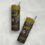 personalized san diego padres kiss band gold skinny tumbler best selling 1.webp