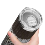 personalized san diego padres sparkle drip brown skinny tumbler best selling.webp