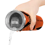 personalized san francisco giants camo texture orange skinny tumbler best selling.webp