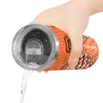 personalized san francisco giants monogram burst orange white skinny tumbler best selling.webp