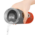 personalized san francisco giants snoopy attitude orange skinny tumbler best selling.webp