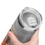 personalized san francisco giants swirl texture orange skinny tumbler best selling.webp