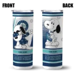 personalized seattle mariners snoopy dog navy blue white skinny tumbler best selling.webp