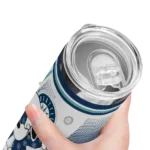 personalized seattle mariners snoopy dog navy blue white skinny tumbler best selling.webp