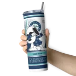 personalized seattle mariners snoopy dog navy blue white skinny tumbler best selling.webp