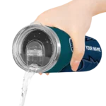 personalized seattle mariners spiral burst print navy blue skinny tumbler best selling.webp