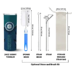 personalized seattle mariners spiral burst print navy blue skinny tumbler best selling.webp