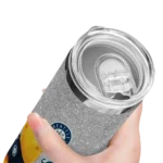 personalized seattle mariners winnie the pooh navy blue gray skinny tumbler best selling.webp