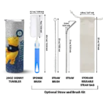 personalized seattle mariners winnie the pooh navy blue gray skinny tumbler best selling.webp