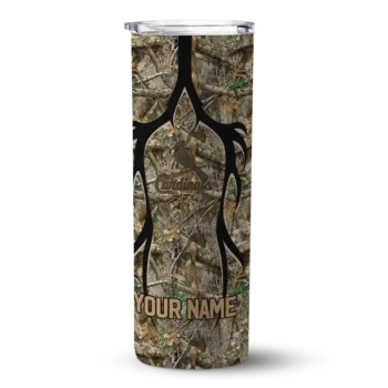 personalized st louis cardinals antler flow camo skinny tumbler best selling.webp