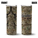 personalized st louis cardinals antler flow camo skinny tumbler best selling.webp