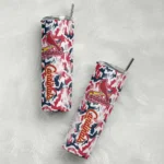 personalized st louis cardinals claw marks red white skinny tumbler best selling.webp