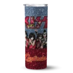 personalized st louis cardinals kiss band navy skinny tumbler best selling.webp