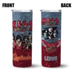 personalized st louis cardinals kiss band navy skinny tumbler best selling.webp