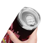 personalized st louis cardinals rose romance red black skinny tumbler best selling.webp