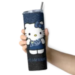 personalized tampa bay rays hello kitty navy black skinny tumbler best selling.webp
