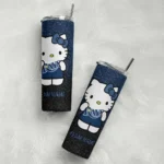 personalized tampa bay rays hello kitty navy black skinny tumbler best selling.webp