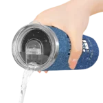 personalized tampa bay rays snoopy attitude navy skinny tumbler best selling.webp