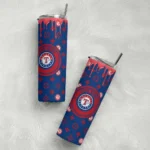 personalized texas rangers camo streak blue skinny tumbler best selling.webp