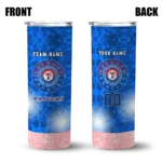 personalized texas rangers starburst tiles blue skinny tumbler best selling.webp