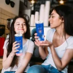 personalized texas rangers starburst tiles blue skinny tumbler best selling.webp