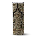 personalized toronto blue jays antler flow camo skinny tumbler best selling.webp