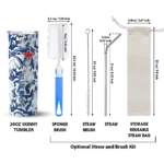 personalized toronto blue jays claw marks blue white skinny tumbler best selling.webp