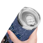 personalized toronto blue jays kiss band navy skinny tumbler best selling 1.webp