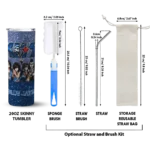 personalized toronto blue jays kiss band navy skinny tumbler best selling 1.webp