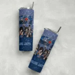 personalized toronto blue jays kiss band navy skinny tumbler best selling 1.webp