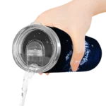 personalized toronto blue jays rose romance blue black skinny tumbler best selling.webp