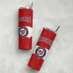 personalized washington nationals torn band red white skinny tumbler best selling.webp