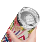 philadelphia phillies flower cluster skinny tumbler best selling 1.webp