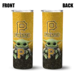 pittsburgh pirates yoda smile black skinny tumbler best selling.webp