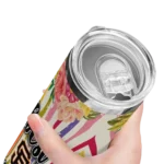 san francisco giants flower cluster skinny tumbler best selling.webp