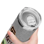 san francisco giants yoda smile orange skinny tumbler best selling.webp