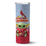 st louis cardinals yoda smile red skinny tumbler best selling.webp