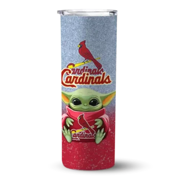 st louis cardinals yoda smile red skinny tumbler best selling.webp