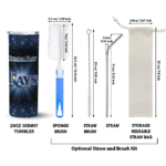 tampa bay rays radiant glitter navy skinny tumbler best selling.webp