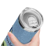 tampa bay rays yoda smile navy skinny tumbler best selling.webp