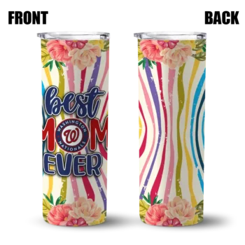washington nationals flower cluster skinny tumbler fashion forward.webp