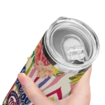 washington nationals flower cluster skinny tumbler best selling 2.webp