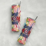 washington nationals flower cluster skinny tumbler best selling 2.webp