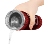 washington nationals radiant glitter red skinny tumbler best selling.webp