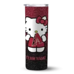 custom arizona diamondbacks hello kitty red black skinny tumbler best selling 2.webp