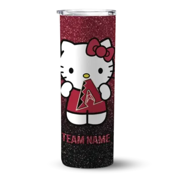 custom arizona diamondbacks hello kitty red black skinny tumbler best selling 2.webp