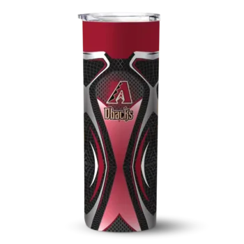 custom arizona diamondbacks superman emblem red black skinny tumbler best selling.webp