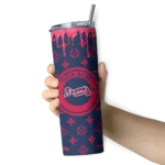 custom atlanta braves camo streak navy skinny tumbler best selling 1 2.webp